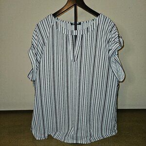 Black and white striped 3XL shirt by Cure